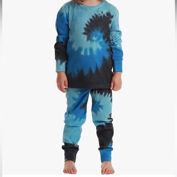 Kids Just Love Thermal Waffle Long John Set Pants & Shirt - Picture 1 of 5